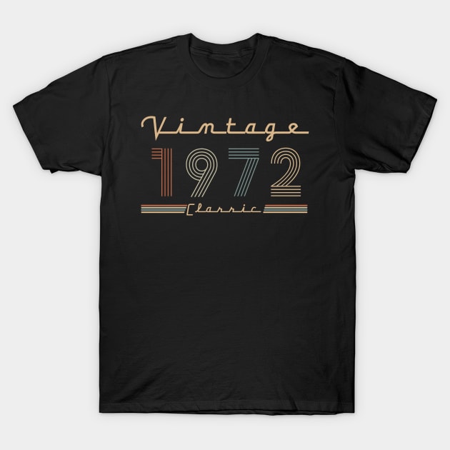 Vintage Classic 1972 T-Shirt by adalynncpowell